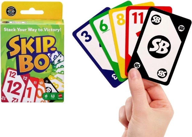 Mattel Skip-Bo kortų stalo žaidimas