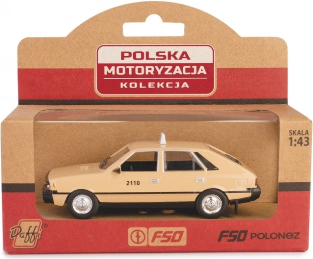 FSO Polonez taxi car model 1:43 beige
