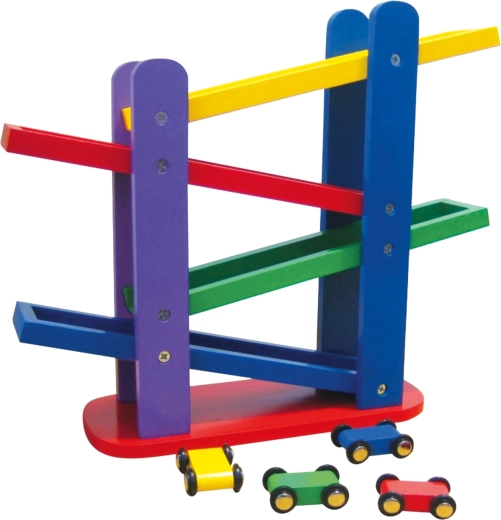 Pilnas rinkinys su 4 automobiliais