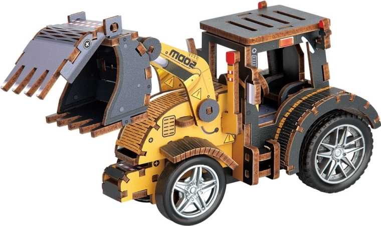 2Kids Toys 3D medinė surenkama dėlionė – rąstų krautuvas