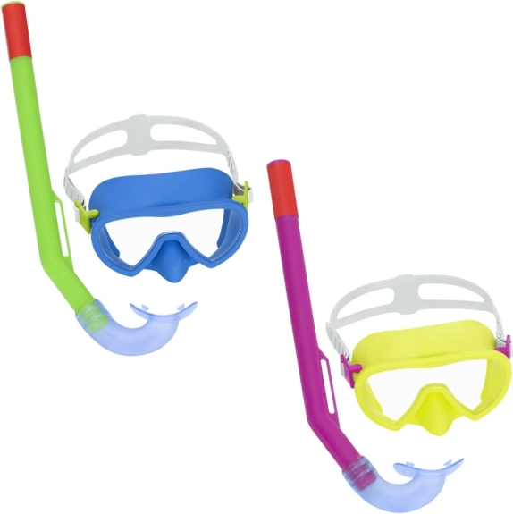 Vaikiška nardymo kaukė su snorkeliu Bestway 3+