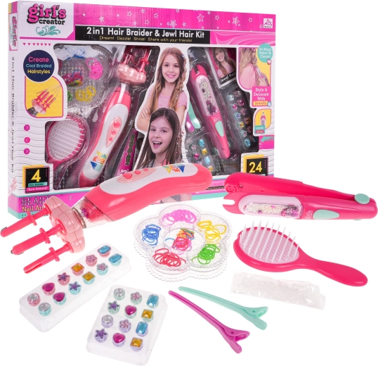 Braiding Set with Hair Jewelry