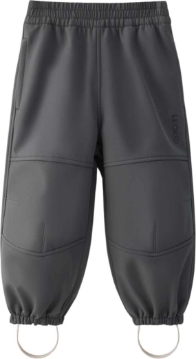 Leokid softshell kelnės Vic, asphalt spalvos, dydis 98