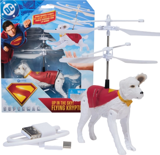Interaktyvi skraidanti DC Comics šuns Krypto figūrėlė 19 cm