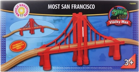 MAXIM San Fransisko tiltas su 2 bėgiais