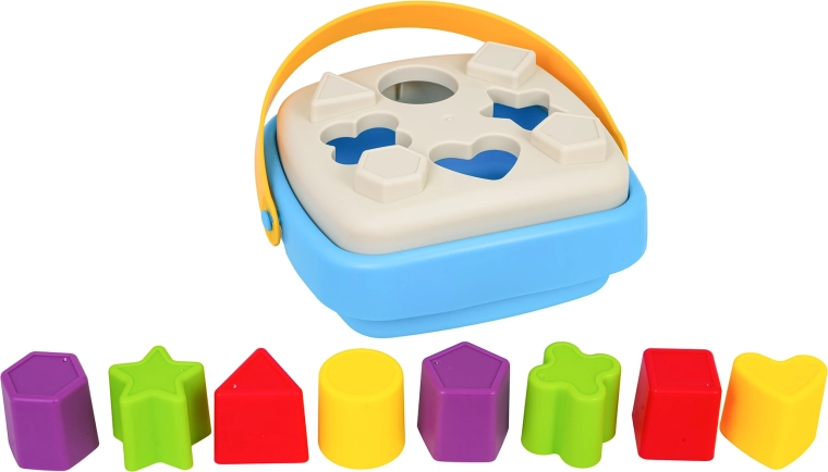 Colorful sorter with 8 pieces
