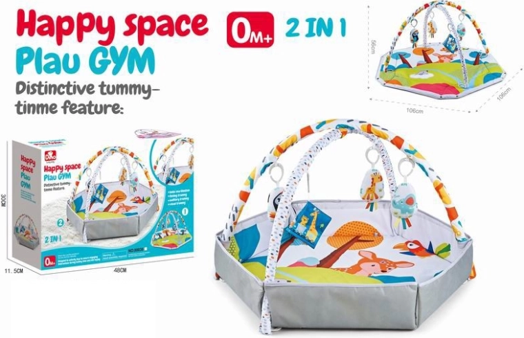 Edukacinis žaidimų kilimėlis 2in1 „Elnukas“