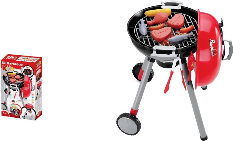 Vaikiškas grilis su baterijomis ir grilinimo rinkiniu