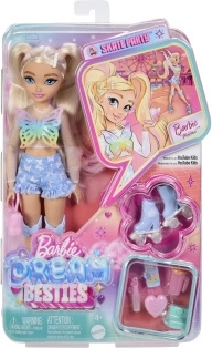 Barbė Dream Besties Malibu su riedučiais