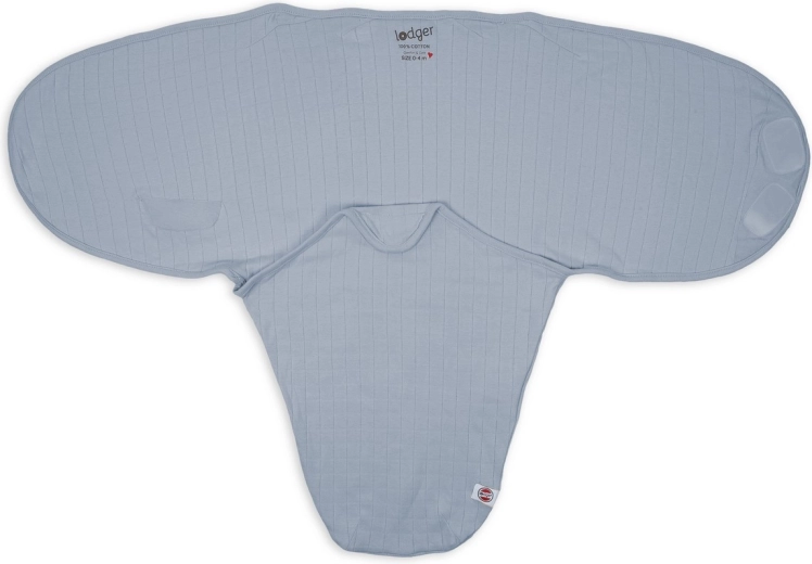 Quick swaddling with hook-and-loop