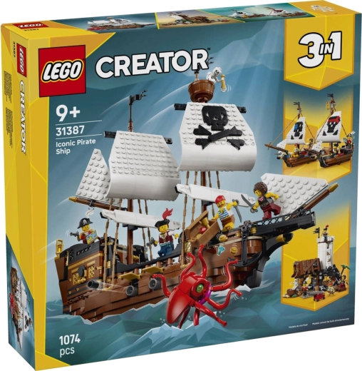 LEGO Creator 3 v 1 Legendinis piratų laivas