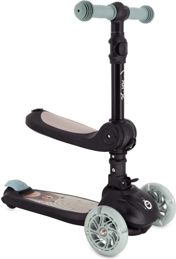 Children's scooter and ride-on MoMi DEBE 2-in-1 black
