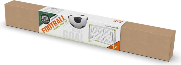 Sodo futbolo vartai 90 × 60 × 60 cm su tinkleliu, kamuoliu ir pompa