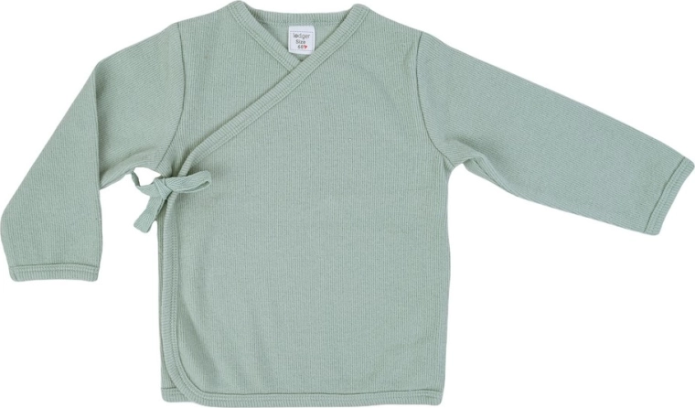 Lodger Topper Nomad Rib wrap-around cardigan silt green size 56