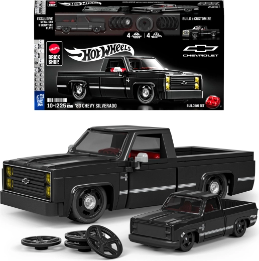 Mattel Brick Shop Hot Wheels Speed Series ’83 Chevy Silverado – konstruktorius iš 225 dalių