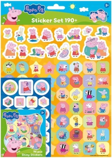 Lipdukų rinkinys 190+ Kiaulytė Peppa