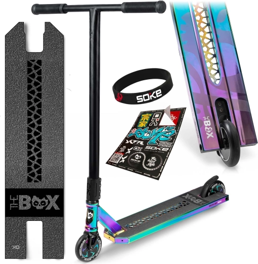 Freestyle paspirtukas Soke Box chameleonas (SCS, ABEC-9, Hollow Core 110 mm)