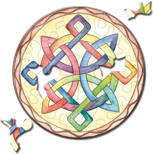 Curiosi round puzzle Picoli Knot 33 pieces