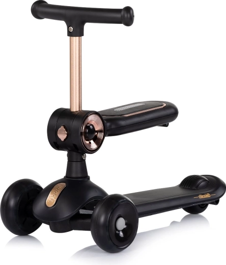 2-in-1: scooter and ride-on in one