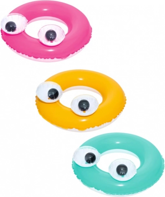 Bestway children's inflatable swim ring with eyes 61 cm - 1 piece