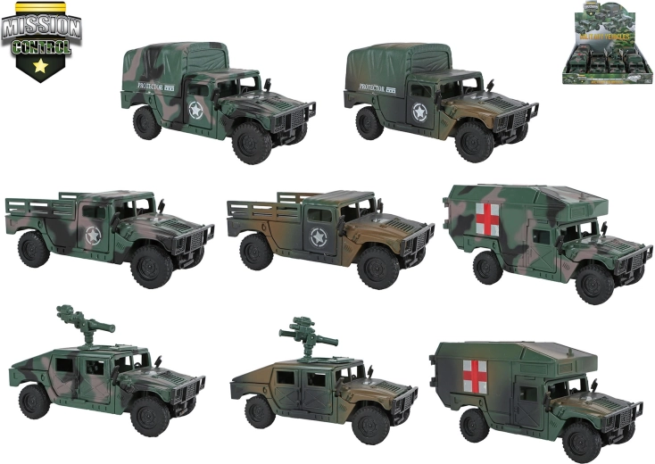 Visureigis karinis „Mission Control“ inercinis automobilis 13–15 cm (8 vnt.)