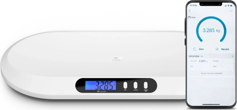 Skaitmeninės kūdikių svarstyklės TRUELIFE BabyScale B5 BT su Bluetooth