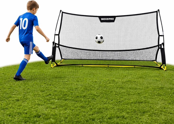 MovEpro dvipusis futbolo rebounderis 223 × 118 cm