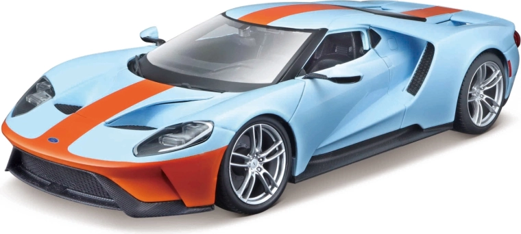 Maisto 2017 Ford GT mėlynai oranžinis 1:18