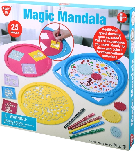 Playgo stebuklinga mandala – kūrybinis rinkinys iš 25 dalių