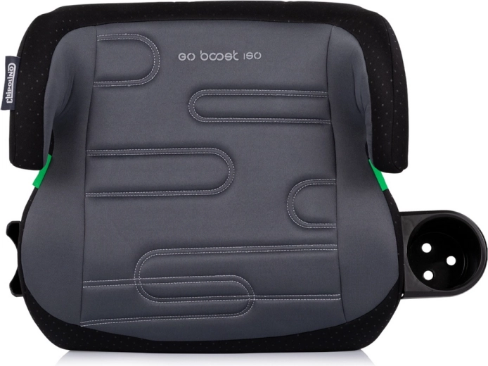 Chipolino Go Boost i-Size automobiliui skirtas paaukštinimas su ISOFIX, 125–150 cm, charcoal