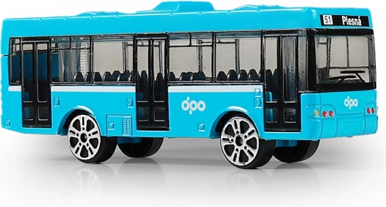 Metalinis autobusas DPO Ostrava, mėlynas, 8,5 cm