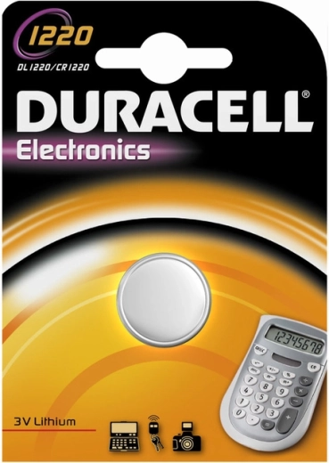 Duracell ličio CR1220 sagos tipo baterija 3 V 36 mAh