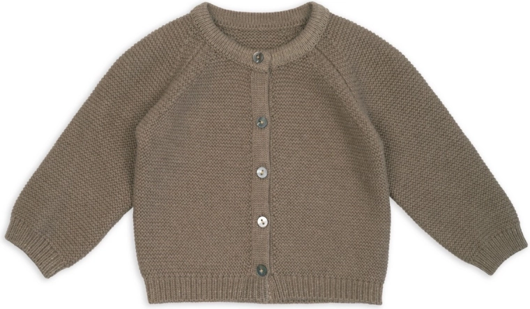 Lodger knitted baby cardigan made of merino wool Buffalo, size 62