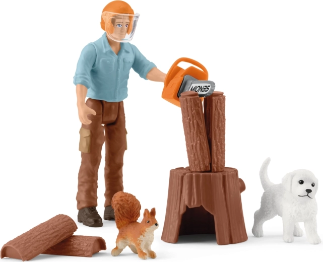 Miškininkas – žaidimų rinkinys SCHLEICH Pocket Set