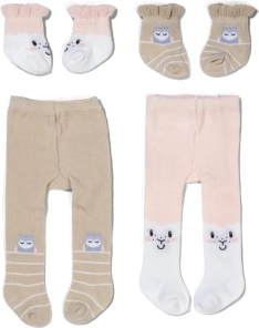 Baby Born tights and socks with a sheep motif (2 types) for a 43 cm doll