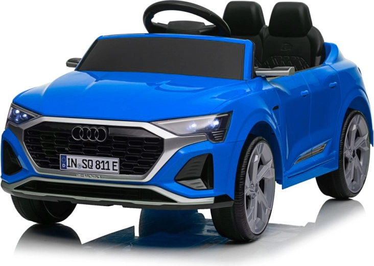 Vaikiškas elektrinis automobiliukas Audi SQ8, mėlynas