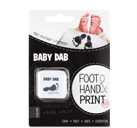 Baby Dab dažai kūdikio antspaudams – pilka