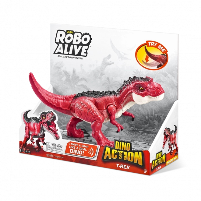 Robo Alive dinozauras T‑Rex pasiruošęs veiksmui