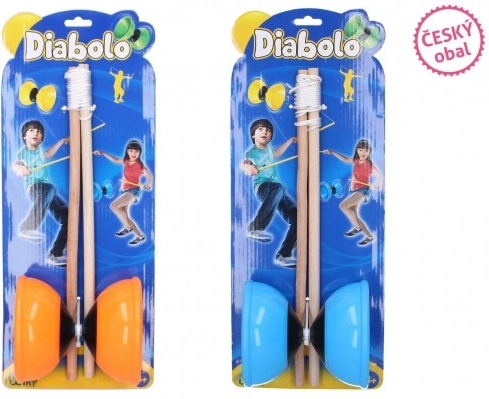 Didelis diabolo rinkinys plastikas/medis vaikams