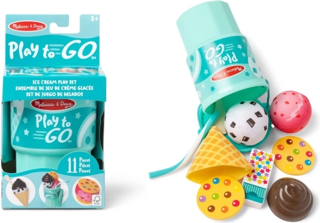 Melissa & Doug mini ledainė kelionėms