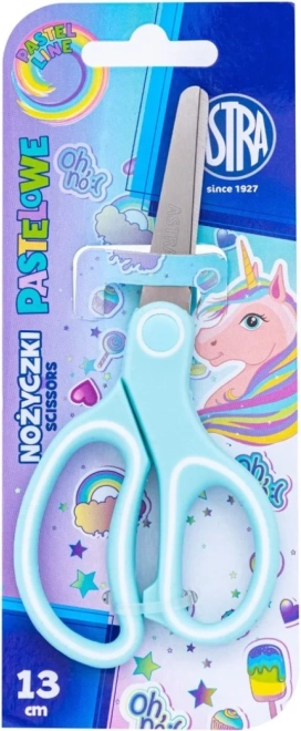 Astra vaikiškos žirklės su liniuote Unicorn 13 cm