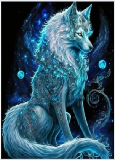 Deimantinė mozaika Magiška lapė 30 × 40 cm