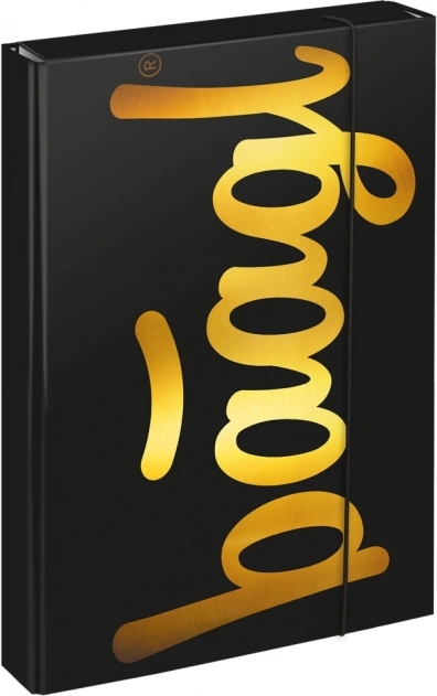 A4 Jumbo Gold sąsiuvinių aplankas