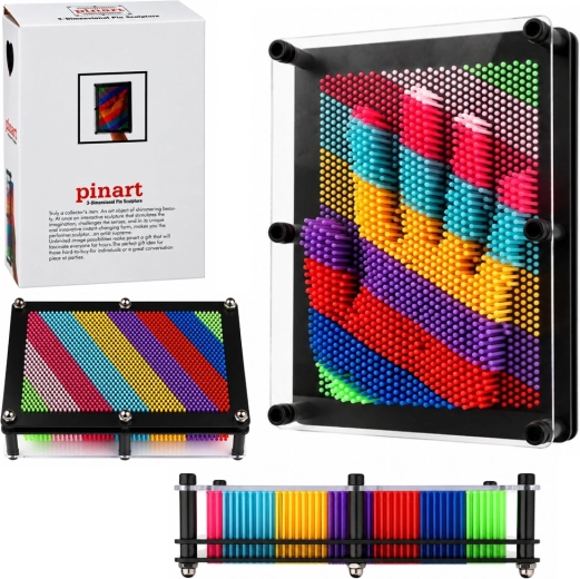 Rainbow 3D Pin Art Board