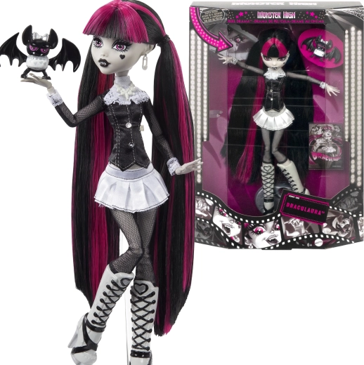 Outlet Monster High Draculaura Reel Drama Doll 26 cm with Accessories – Damaged Packaging