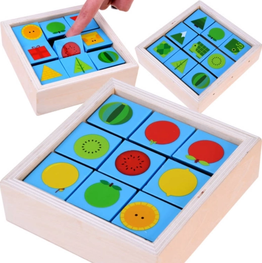 Wooden Educational Blocks - Picture Assembly