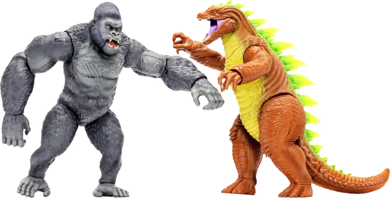 Primal Clash Boss vs King Kaiju Battle – 21 cm Action Figure Set