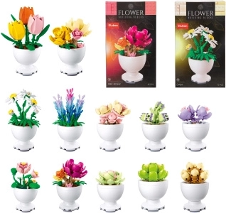 Building Block Flower Set - 1 piece