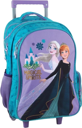 Frozen Magical Spirits Turquoise Rolling School Backpack