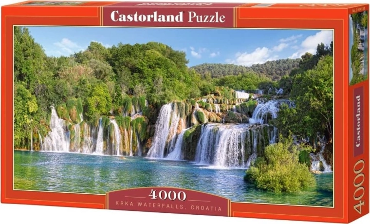 Puzzle 4000 pieces Waterfalls KRKA, Croatia CASTORLAND